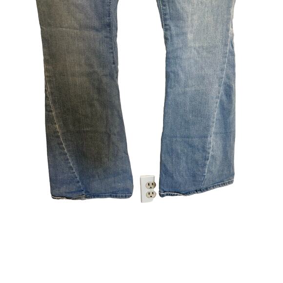 Hollister High-Rise Vintage Flare Jeans Womens 3R (26x31) Blue Light Wash Denim - Picture 5 of 9